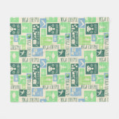 Couvertures en toison Motif de yoga (Devant (Horizontal))