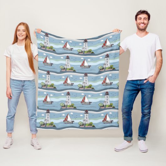 Couvertures en toison Motifs (En situation)