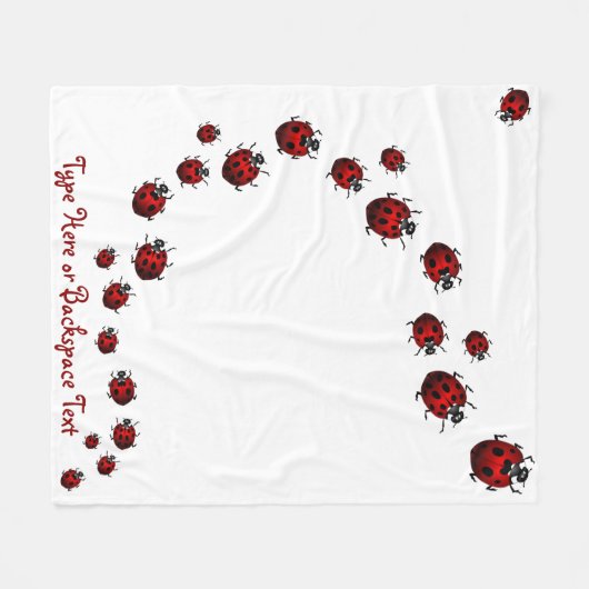 Couvertures faites sur commande de Ladybird de (Devant (Horizontal))