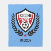 Couvertures faites sur commande d'ouatine de logo (Devant)