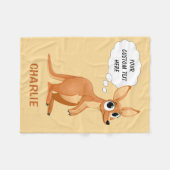 Couvertures faites sur commande d'ouatine de nom (Devant (Horizontal))