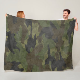 Couvertures faites sur commande vertes grunges