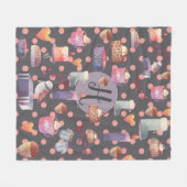 Couvertures Hygge - Cosy Life Monogram Aquarelle A (Devant (Horizontal))