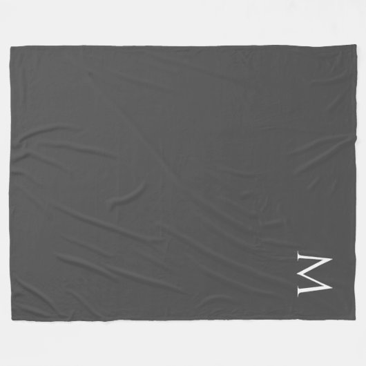 Couvertures Monogram Élégant Modèle personnalisé (Devant (Horizontal))