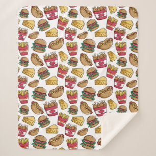 couvertures Motif Fast Food