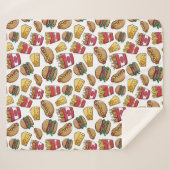 couvertures Motif Fast Food (Devant (Horizontal))