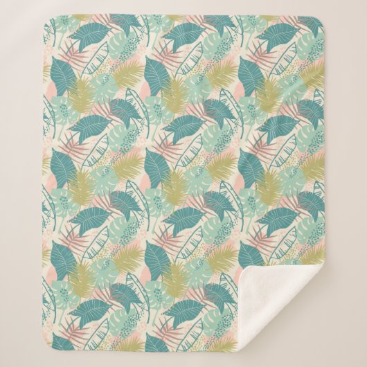 Couvertures Motifs feuille (Devant)