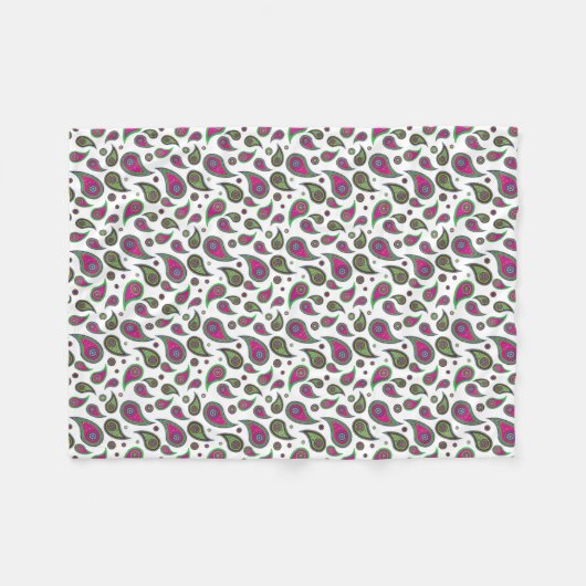 Couvertures Motifs Paisley (Devant (Horizontal))