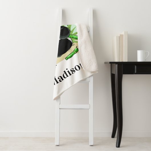 Couvertures nommées faites sur commande de panda (En situation)