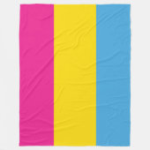 Couvertures Pansexual d'ouatine de drapeau (Devant)