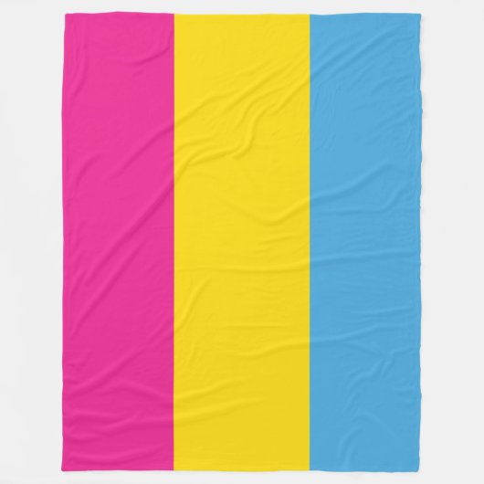 Couvertures Pansexual d'ouatine de drapeau (Devant)