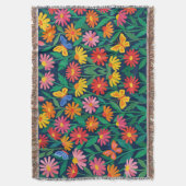 Couvertures Papillons Fleurs de Matisse Abstraites (devant Vertical)