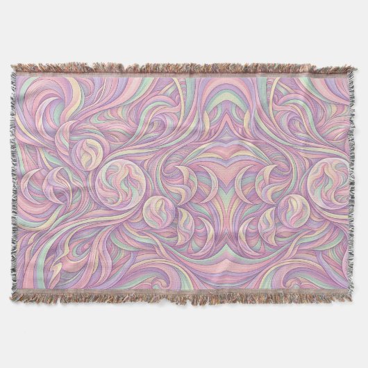 Couvertures pastel de phase lunaire abstraite (Devant)