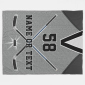 Couvertures personnalisées d'hockey, toutes (Devant (Horizontal))