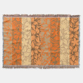 Couvertures rayées de ketmie hawaïenne de baie de (Devant)