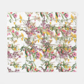Couvertures Sherpa Fleurs Sauvages (Devant (Horizontal))