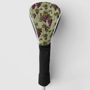 Couvre-club De Golf 1900 Raisins Vintages Fruits Botanique