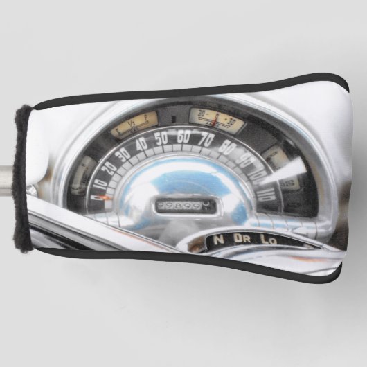 Couvre-club De Golf 1949 Classic Car Speedometer (Devant)