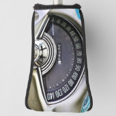 Couvre-club De Golf 1957 Classic Sports Car Speedometer (Tourné à 90°)