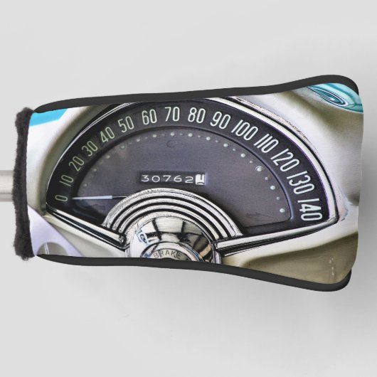Couvre-club De Golf 1957 Classic Sports Car Speedometer (Devant)