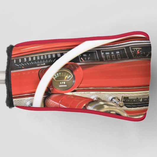 Couvre-club De Golf 1964 Classic Sports Car Dashboard (Devant)