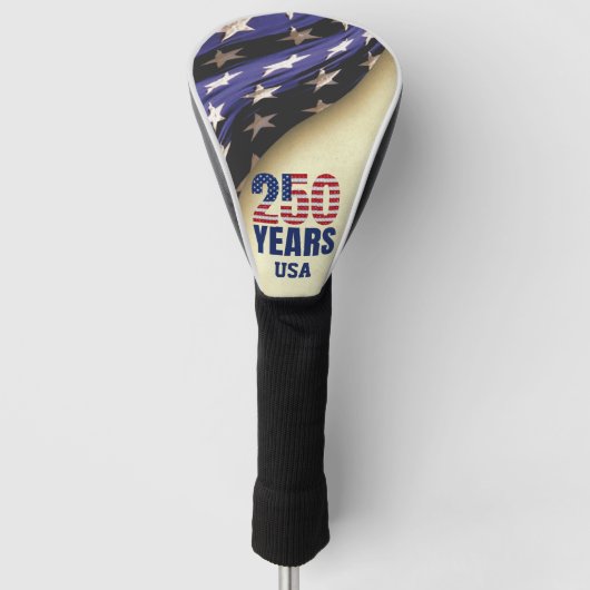 Couvre-club De Golf 250 Years American Independence Souvenir (Devant)