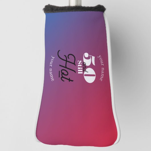 Couvre-club De Golf 5O et toujours chaud (Tourné à 90°)