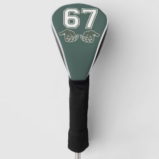 Couvre-club De Golf 67 Main Drôle Six Sept Mème Génération Alpha