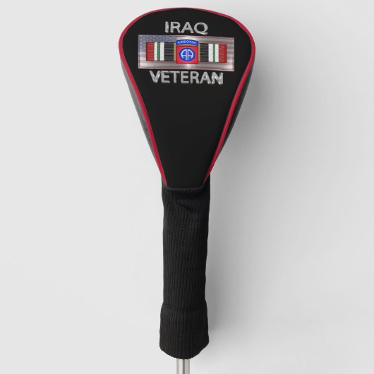 Couvre-club De Golf 82e division aéroportée Iraq Veteran Golf Head Cov (Devant)
