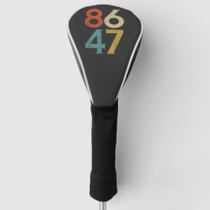 Couvre-club De Golf 86 47 Trump Cool rétro anti-Trump