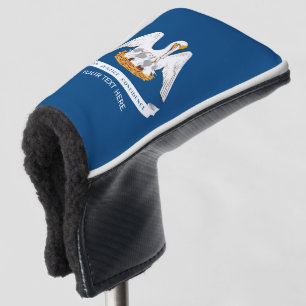 Couvre-club De Golf A personnalisé votre drapeau d'état de la