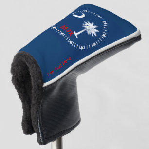 Couvre-club De Golf A personnalisé votre drapeau d'état de la Caroli