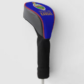 Couvre-club De Golf A personnalisé votre drapeau d'état du Kansas des (Incliné)