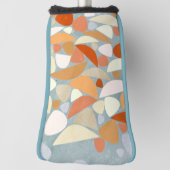 Couvre-club De Golf Abstract Modern Geometric Art (Tourné à 90°)