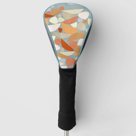 Couvre-club De Golf Abstract Modern Geometric Art (Devant)