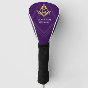 Couvre-club De Golf Accessoires de golf Freemason   Cadeaux maçonniqu