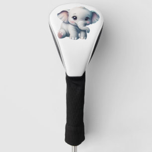 Couvre-club De Golf adorable Kawaii Baby Elephant