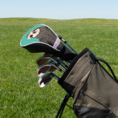 Couvre-club De Golf Adorable Sloth Nom Turquoise Enfants Animal coloré (In Situ)