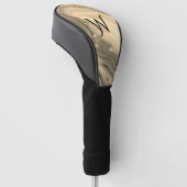 Couvre-club De Golf Agate Brown initiale (Incliné)