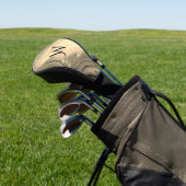 Couvre-club De Golf Agate Brown initiale (In Situ)