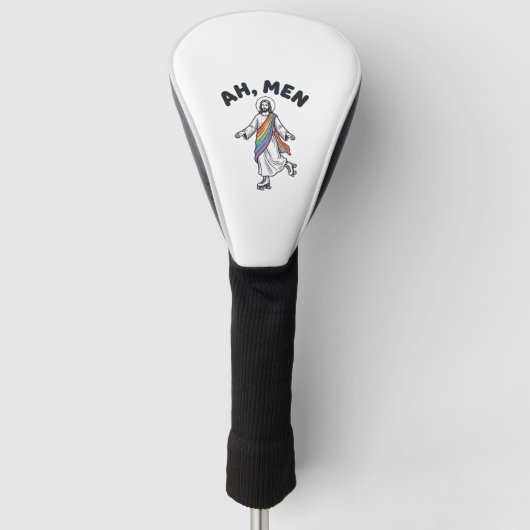 Couvre-club De Golf Ah Men Roller Skating Foi Vector Design_1 (Devant)
