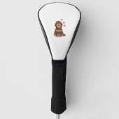 Couvre-club De Golf Aimer Chocolat Phantom Cockapoo Cavapoo Chien (Devant)