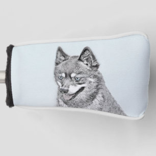 Couvre-club De Golf Alaskan Klee Kai Peinture - Cute Original Chien Ar