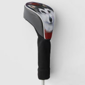 COUVRE-CLUB DE GOLF ALASKAN MALAMUTE (Incliné)