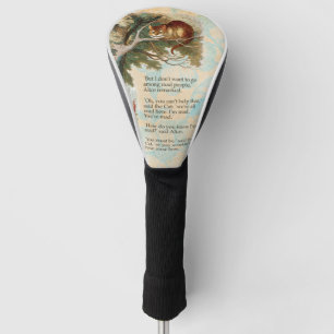 Couvre-club De Golf Alice au pays des merveilles Cheshire Cat Mad