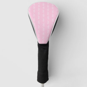 Couvre-club De Golf Alice dans le motif de lapin et d'Alice de rose du