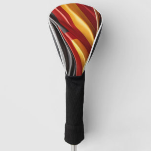 Couvre-club De Golf Allemagne drapeau texture soie