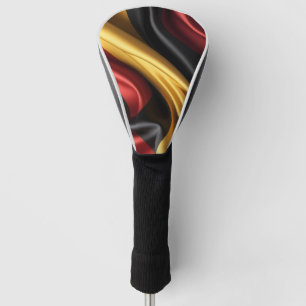 Couvre-club De Golf Allemagne drapeau texture soie