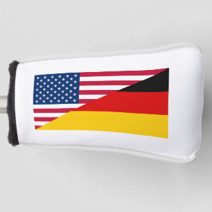 Couvre-club De Golf Allemand American Pride US Allemagne Drapeau Golf