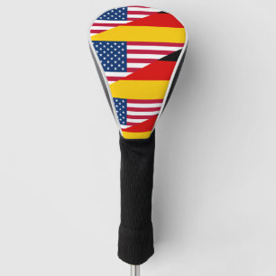 Couvre-club De Golf Allemand American Pride US Allemagne Drapeau Golf